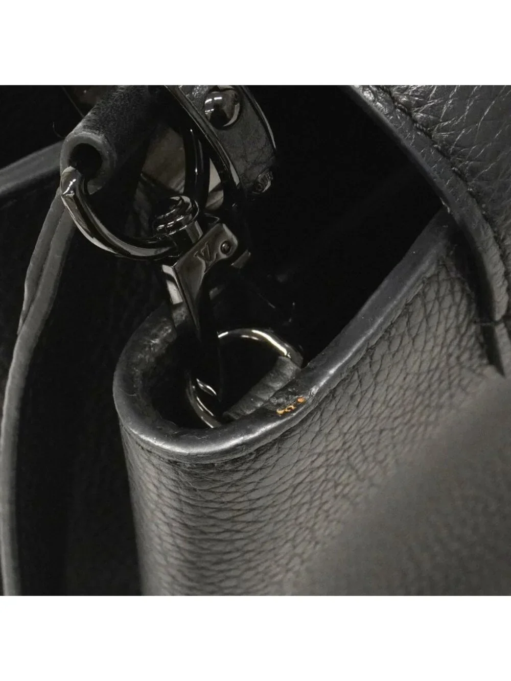 Louis Vuitton Handbag Capucines BB Noir 2-Way Bag